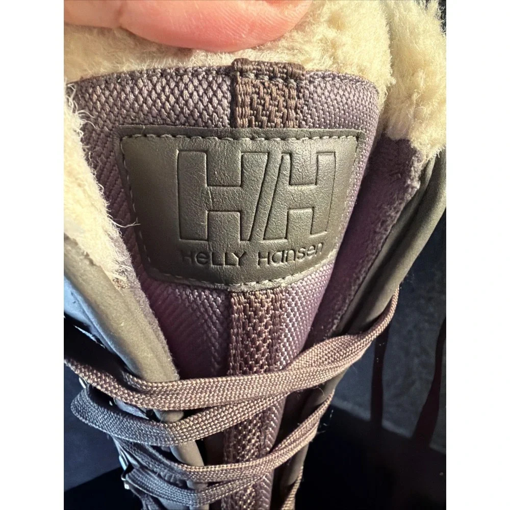 Helly Hansen Women's‎ Garibaldi Quilted Olive  Gray Tall Insulated Boots Size 6